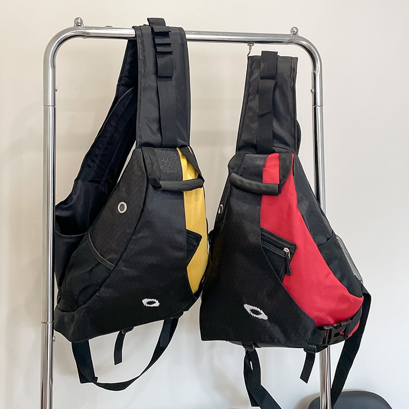 Large Capacity Crossbody Bag for Outdoor Sports Multi Pocket Chest and Side Bag