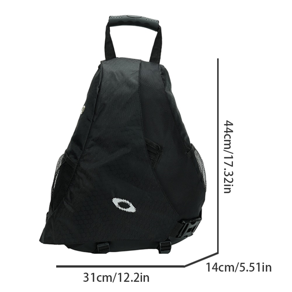 Large Capacity Crossbody Bag for Outdoor Sports Multi Pocket Chest and Side Bag