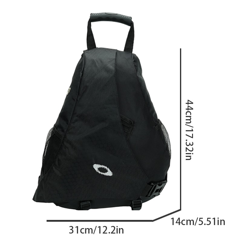 Large Capacity Crossbody Bag for Outdoor Sports Multi Pocket Chest and Side Bag