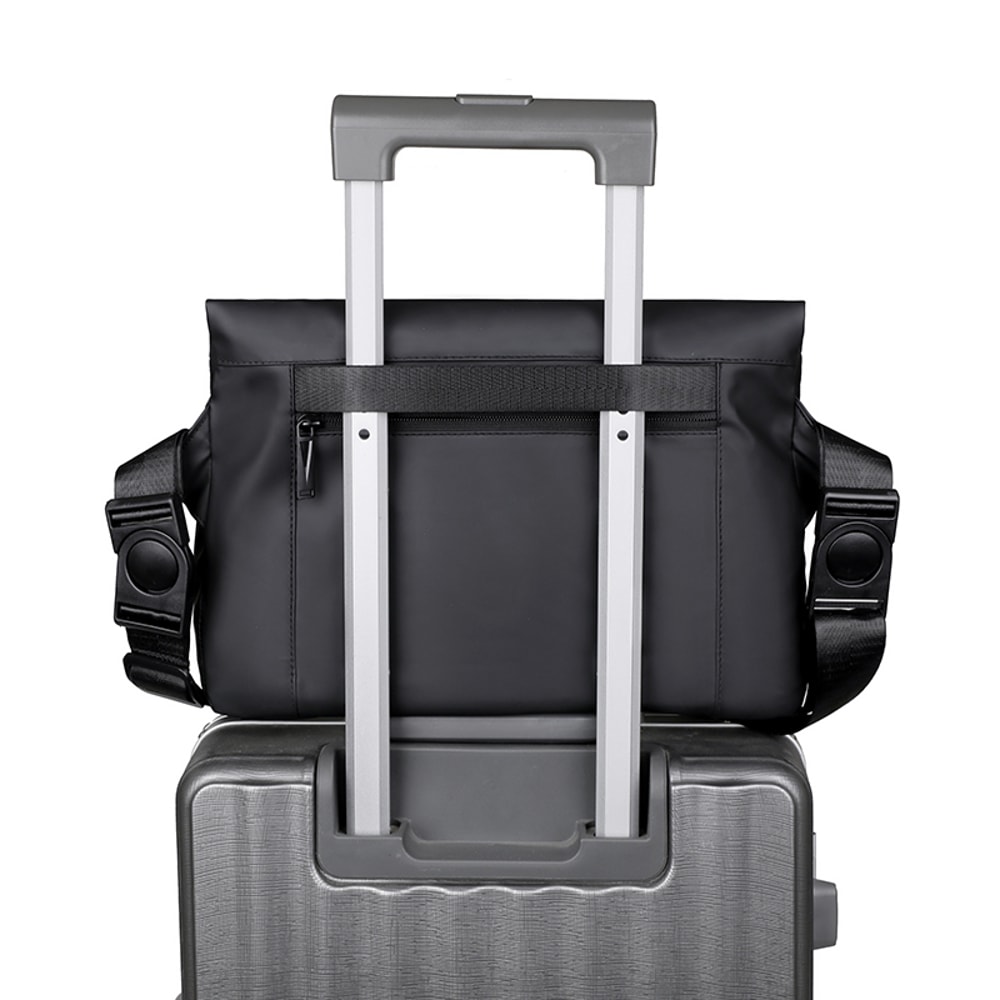 Retro Business Crossbody Bag for Men Large Capacity Briefcase Stylish Shoulder Bag & Travel Backpack