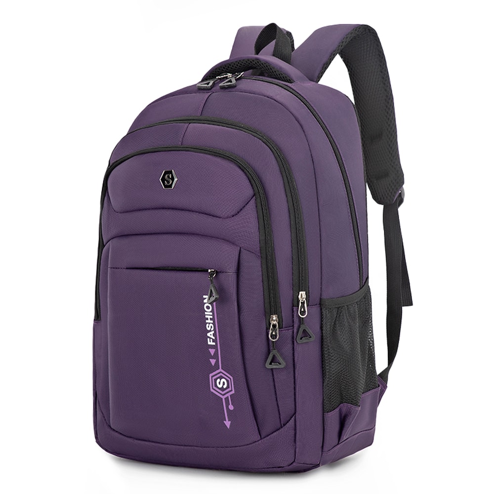 Large Capacity Commuter Backpack With Adjustable Shoulder Straps Multiple Compartments 4