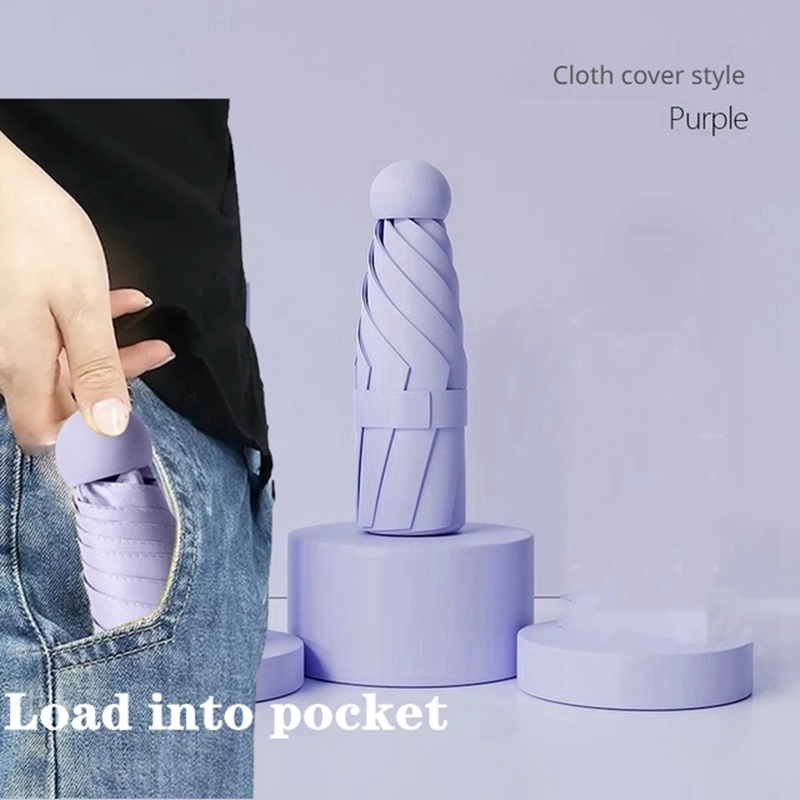 Portable Capsule Umbrella For Women Dual Use Sunshade And Rain Protection 6