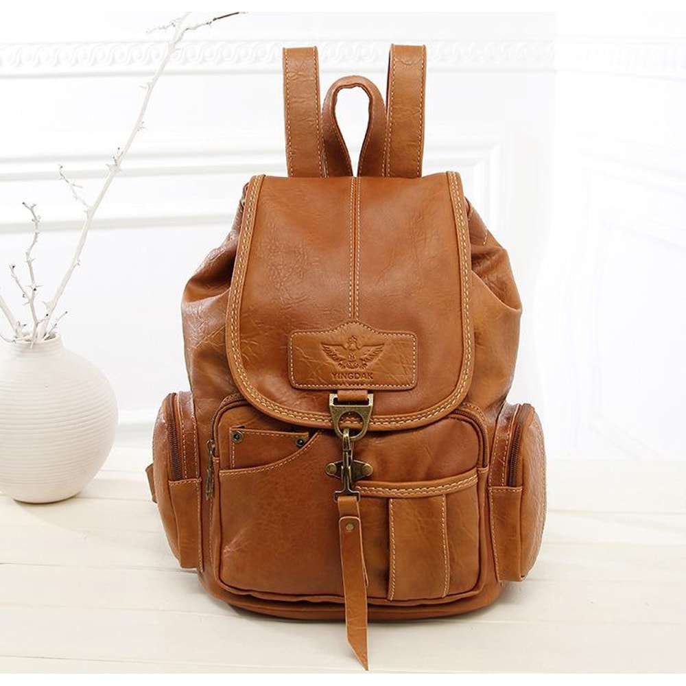 Trendy Retro Shoulder Backpack for Women Stylish Fashion Bag for Students and Casual Outings