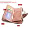 Vintage Leather Womens Wallet Three Fold Coin Purse Mobile Phone Holder 2
