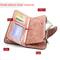 Vintage Leather Womens Wallet Three Fold Coin Purse Mobile Phone Holder 2