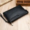 Mens Business Clutch Bag Premium PU Leather Wallet With Cell Phone Pocket For Travel Casual Use 2
