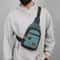 Casual Mens Sling Bag Lightweight Nylon Crossbody For Running Cycling And Travel 0