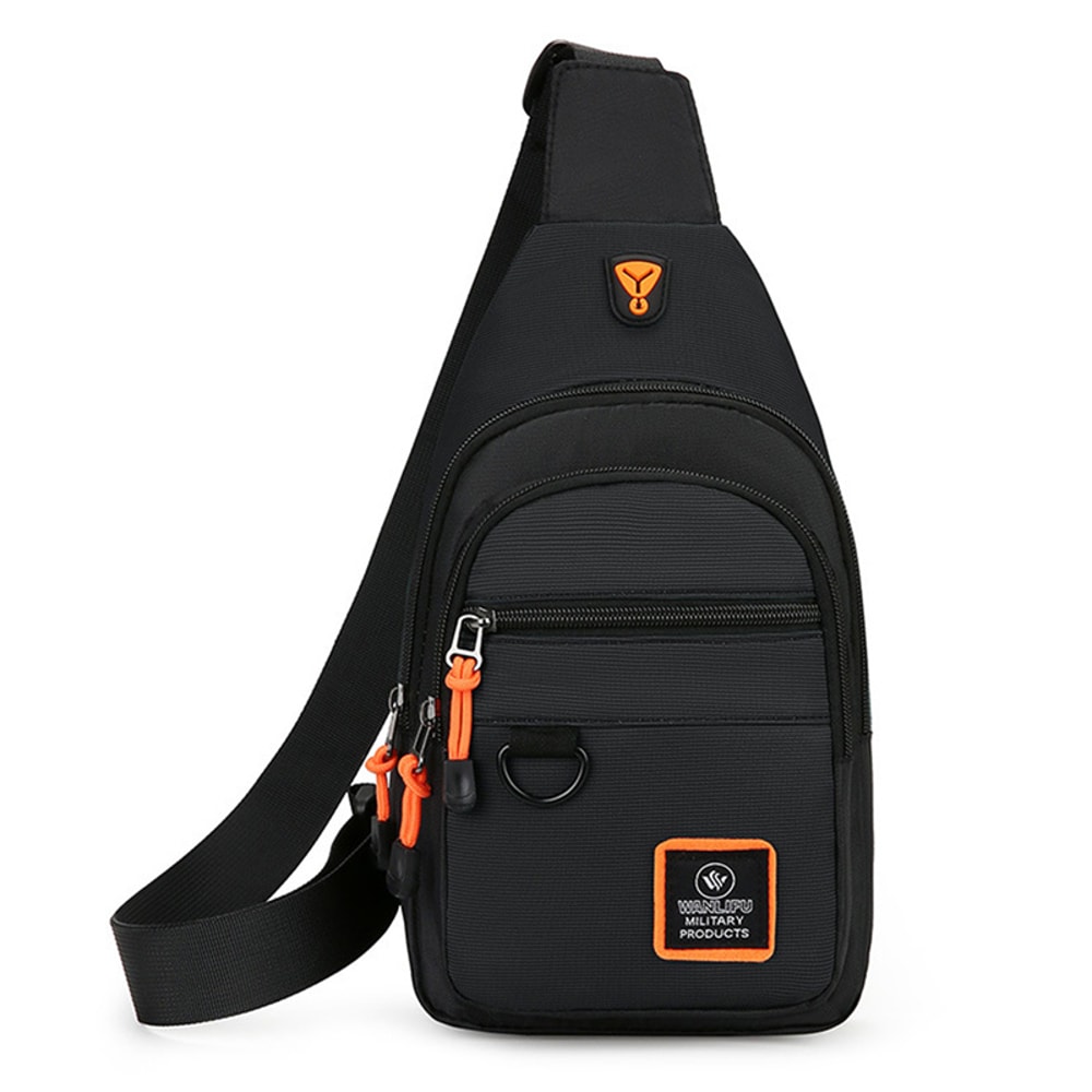 Casual Mens Sling Bag Lightweight Nylon Crossbody For Running Cycling And Travel 5