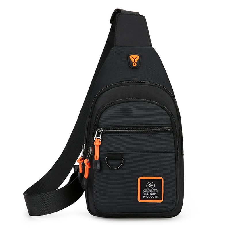 Casual Mens Sling Bag Lightweight Nylon Crossbody For Running Cycling And Travel 5