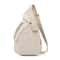 Stylish Nylon Zipper Waist Pack Versatile Casual Chest Bag Soft Neutral Crossbody Design 5