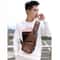 Fashionable USB Charging Chest Bag Casual Shoulder Bag For Men PU Leather Outdoor Sports 1