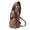 Fashionable USB Charging Chest Bag Casual Shoulder Bag For Men PU Leather Outdoor Sports 7