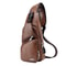 Fashionable USB Charging Chest Bag Casual Shoulder Bag For Men PU Leather Outdoor Sports 7