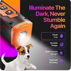 rechargeable ultrasonic dog repeller with led flashlight anti bark training device for dogs