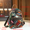 Stylish Geometric Stitching Leather Backpack for Travel Large Capacity Vibrant and Functional