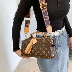 new retro printed handbag large capacity pillow bag versatile and fashionable for commuting single shoulder diagonal