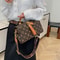 New Retro Printed Handbag Large Capacity Pillow Bag Versatile and Fashionable for Commuting Single Shoulder Diagonal