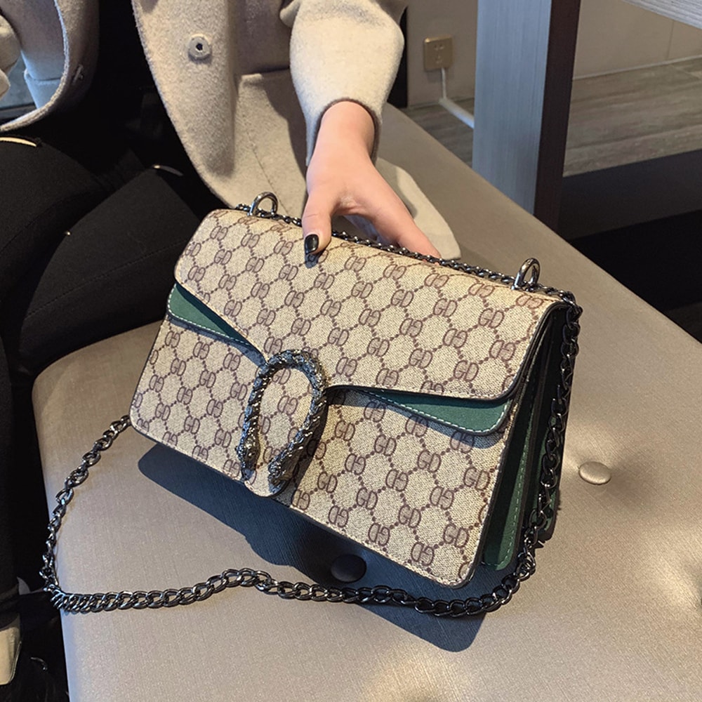 Trendy Vintage Dionysus Mini Shoulder Bag for Women with Chain Strap