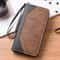 Vintage Mens RFID Leather Clutch Bag Genuine Crazy Horse Leather Money Wallet Phone Pouch Coin Pur 5