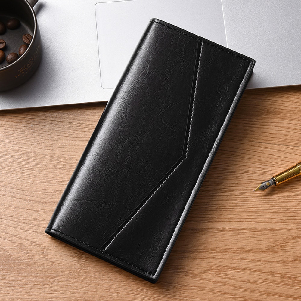 Mens Ultra Thin RFID Wallet With Money Clip Card Holder 4