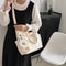 Canvas Crossbody Bag For Women Casual Shoulder Tote Messenger Handbag For Daily Use And School 1