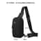 Mens Chest Bag Lightweight Crossbody Sling Bag in Durable Oxford Cloth for Travel Sports & Everyday Carry