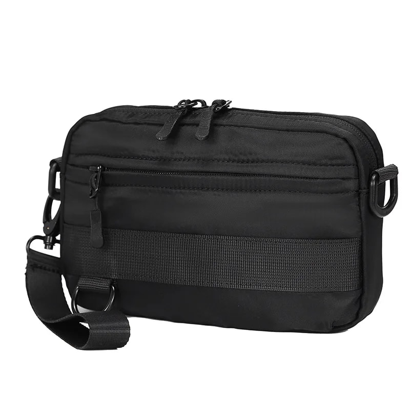 Canvas Mens Crossbody Bag Small Canvas Sling Bag Compact Everyday Travel Shoulder Bag 3