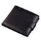 Genuine Leather Mens Wallet With Money Clip Zipper For Cards 4