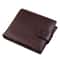 Genuine Leather Mens Wallet With Money Clip Zipper For Cards 5