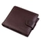 Genuine Leather Mens Wallet With Money Clip Zipper For Cards 5
