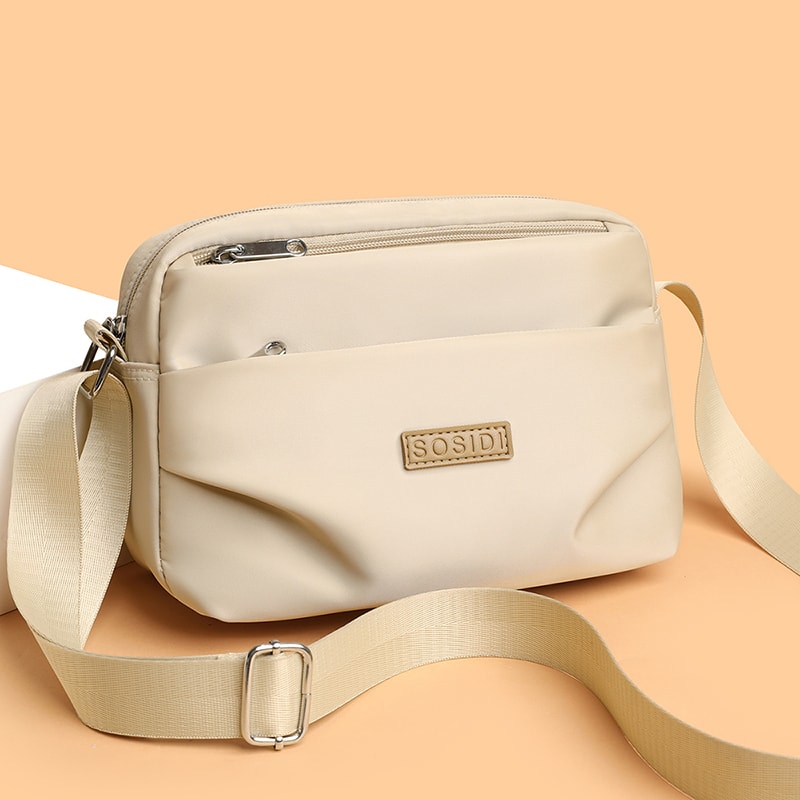 Largecapacity Womens Office Backpack Waterproof Nylon Bag With Multi Compartment Design Trendy Sing 5