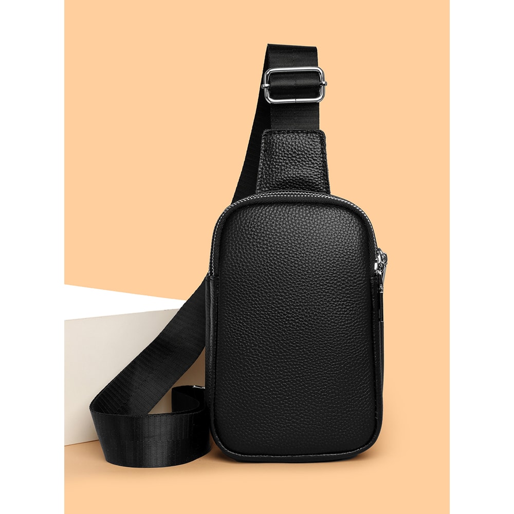 Genuine Leather Crossbody Chest Bag For Women Stylish Shoulder Purse 3