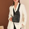 Vintage PU Leather Chest Pack Womens Retro Shoulder Crossbody Bag 0