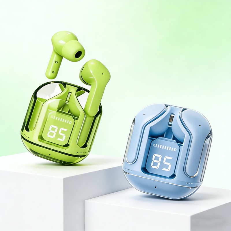 Ultimate Wireless Bluetooth Earbuds with LED Power Display & HiFi Stereo Sound