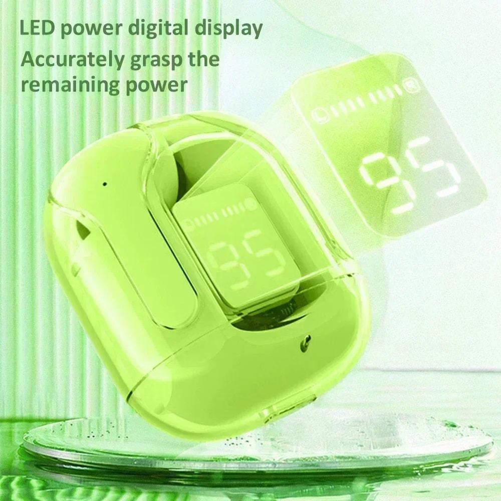 Wireless Mini Bluetooth Earbuds with LED Display TWS Stereo Sound & Digital Power Display