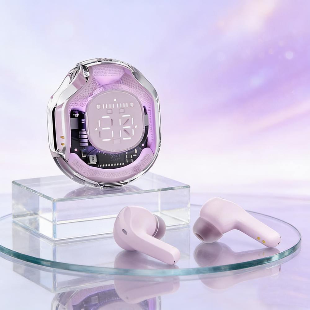 Wireless Bluetooth Headphones with Stereo Sound Bluetooth Earbuds for Clear Calls & Music