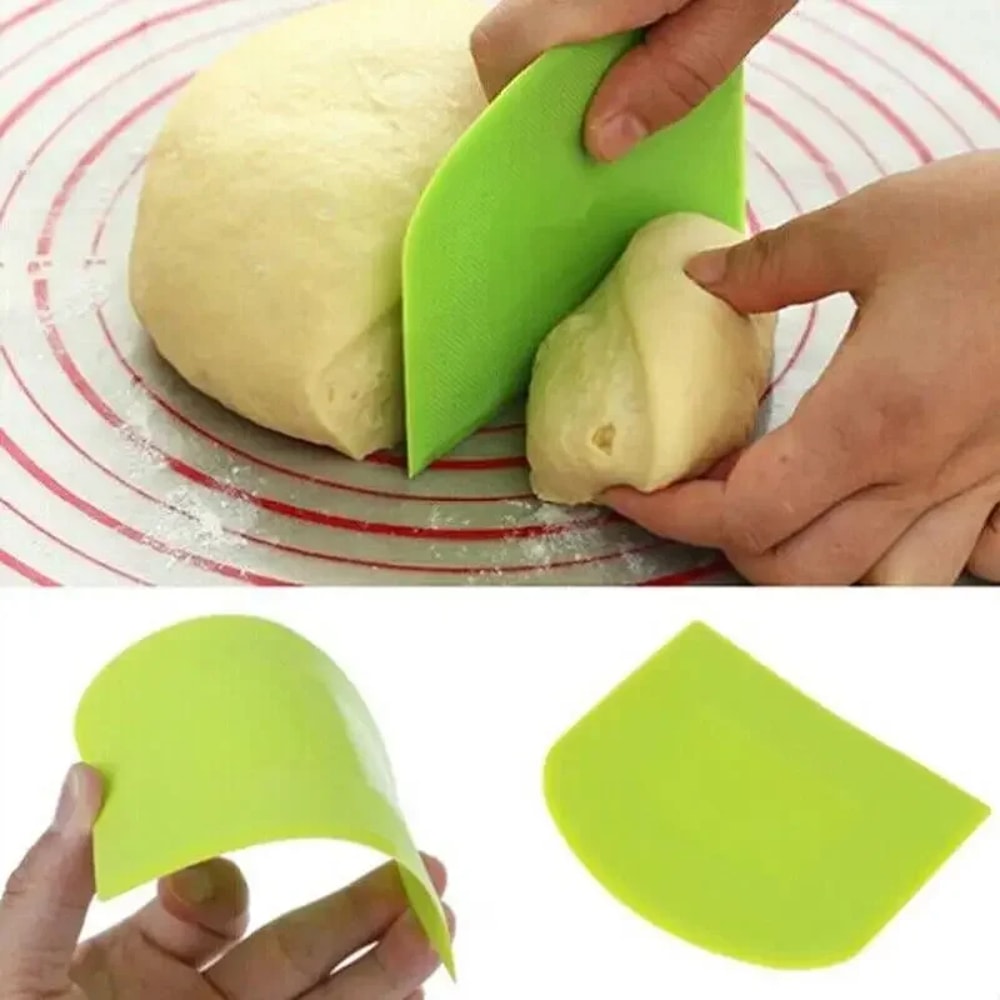 Plastic Dough Cutter Pastry Spatula Set For Cake Pizza Fondant Versatile Kitchen Tool For Baking 0
