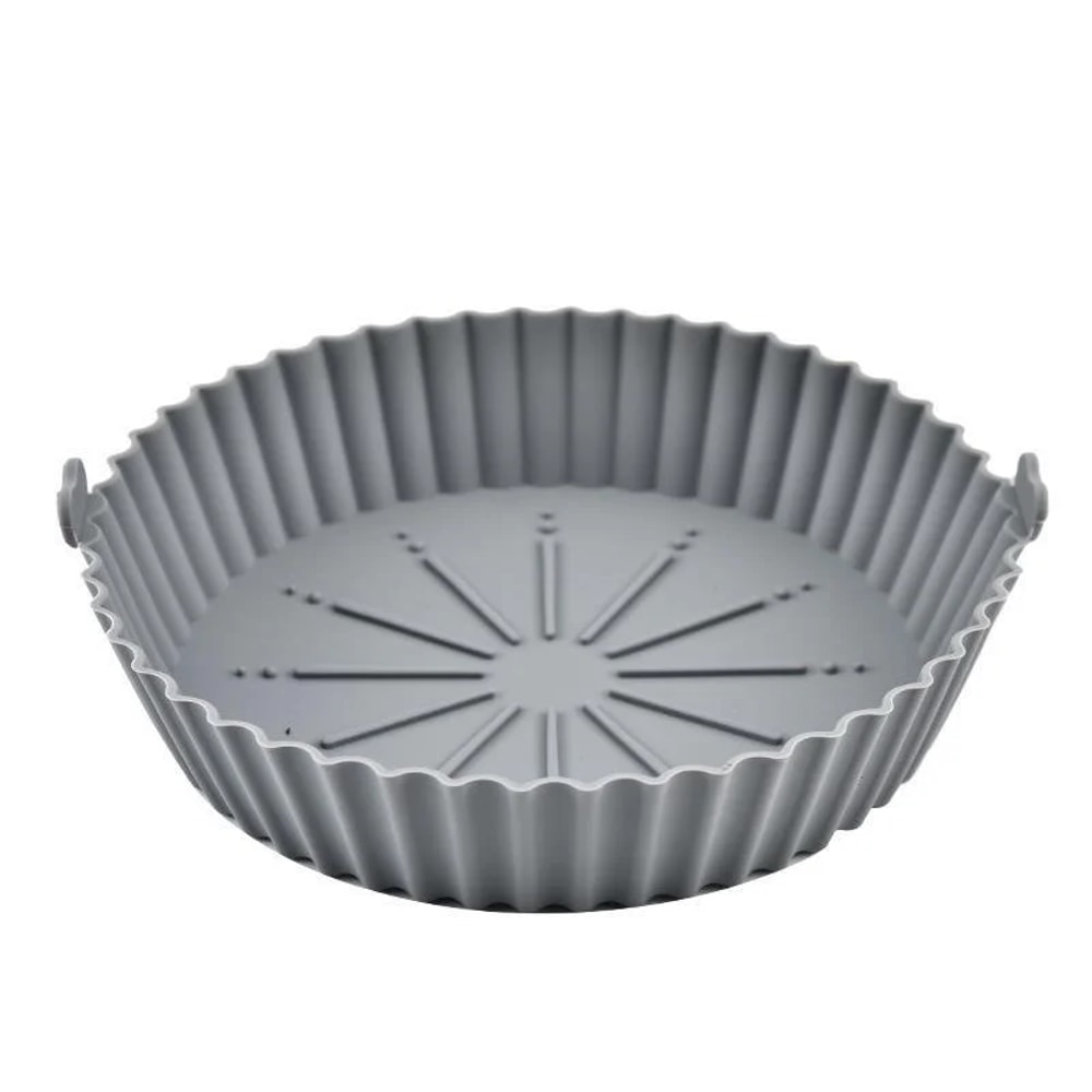 Premium Air Fryer Silicone Basket Liners Reusable Non Stick Pot Parchment Paper Replacement 5