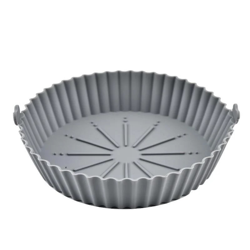 Premium Air Fryer Silicone Basket Liners Reusable Non Stick Pot Parchment Paper Replacement 5