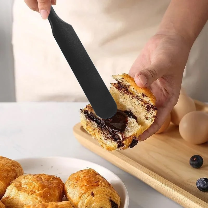 Heat Resistant Silicone Spatula Set for Baking and Cooking Flexible Non Stick Scrapers for Mixing Cake Butter