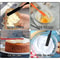 Heat Resistant Silicone Spatula Set for Baking and Cooking Flexible Non Stick Scrapers for Mixing Cake Butter