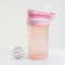 Leak Proof Protein Shaker Bottle BPA Free Plastic Sports Water Bottle For Fitness Daily Hydration 5
