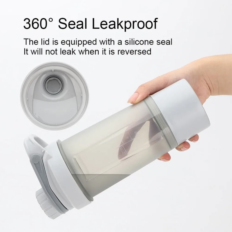 Leak Proof Shaker Bottle For Protein Shakes Travel Friendly Sports Cup For Pre Workout Fitness 1