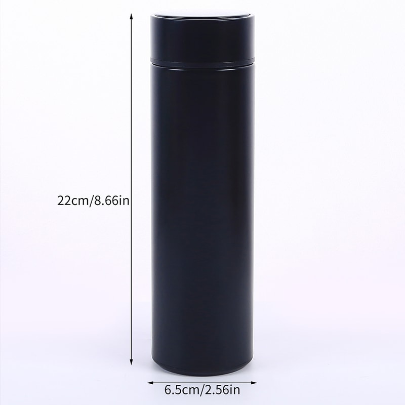 Smart Water Bottle with LED Temperature Display Stainless Steel Insulated Water Flask & Tea Infuser