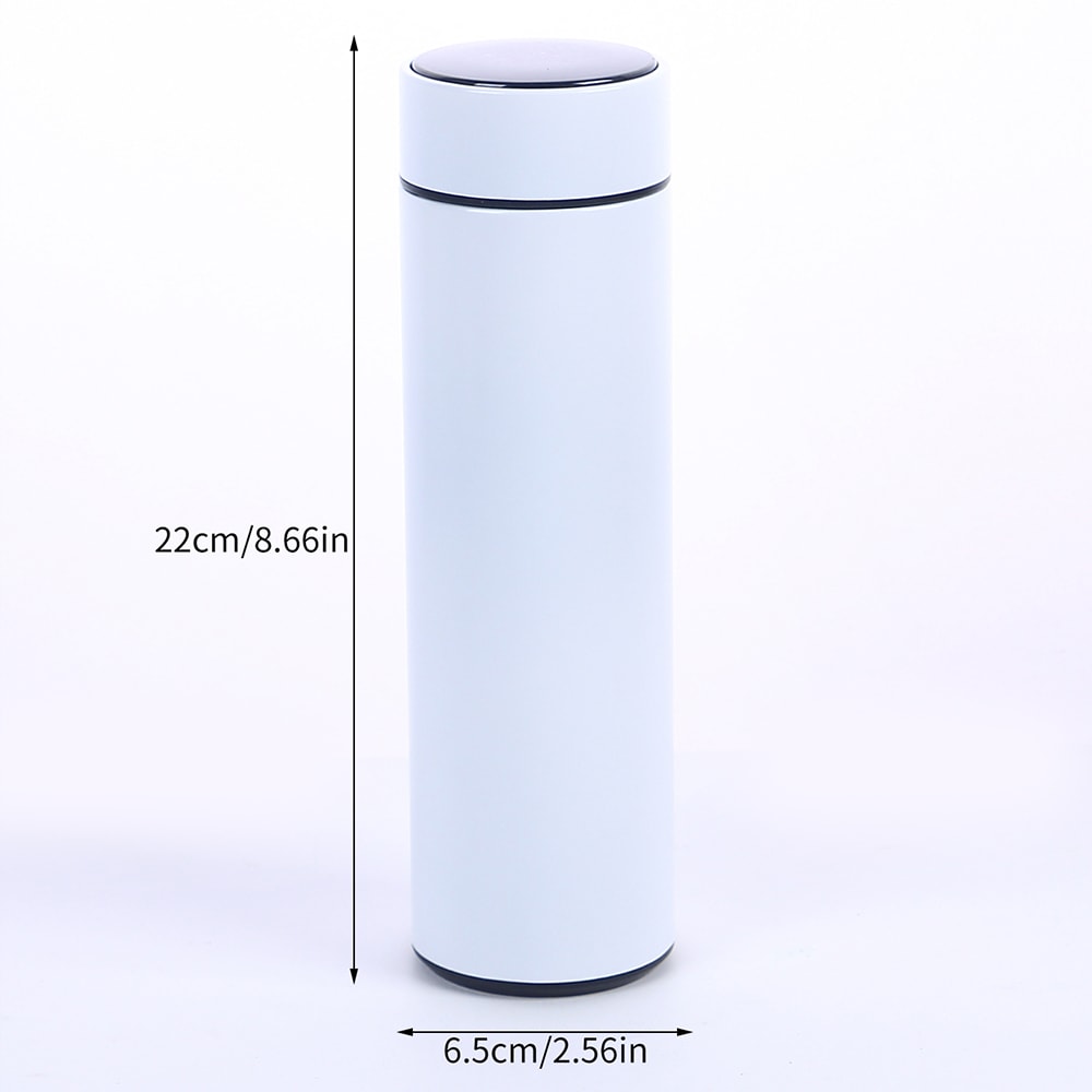 Smart Water Bottle with LED Temperature Display Stainless Steel Insulated Water Flask & Tea Infuser