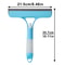Multi Function Window Cleaning Squeegee with Spray Bottle & Microfiber Scrub Car & Household Cleaner Tool