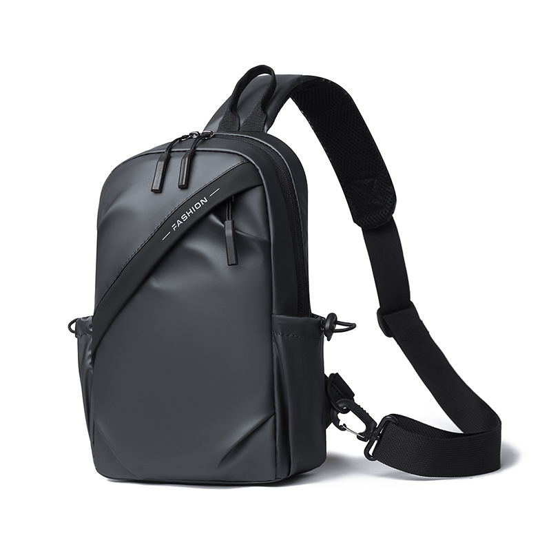 Mens Chest Bag Fanny Pack Zipper Oxford Polyester Casual Mens Chest Rig 0