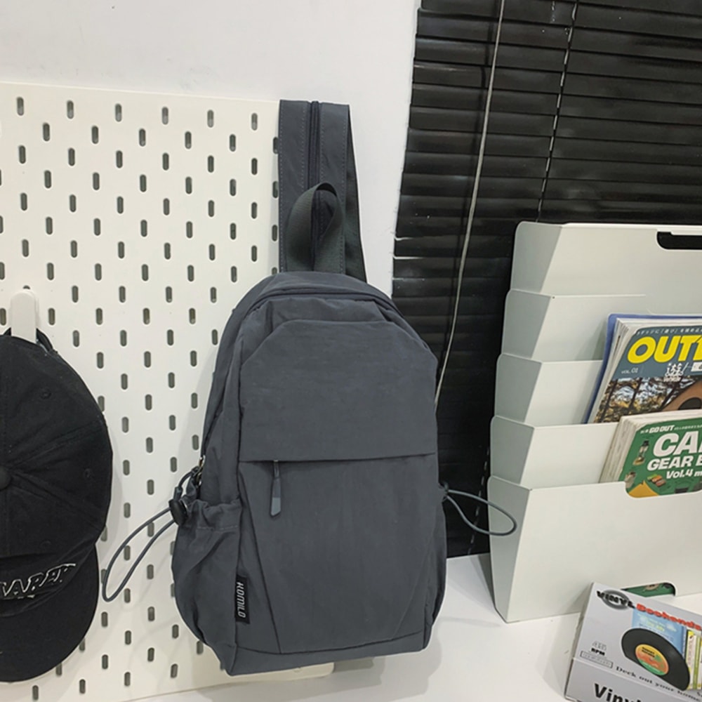 Lightweight Hiking Sling Bag For Men Women With USB Charging Port RFID Blocking 5