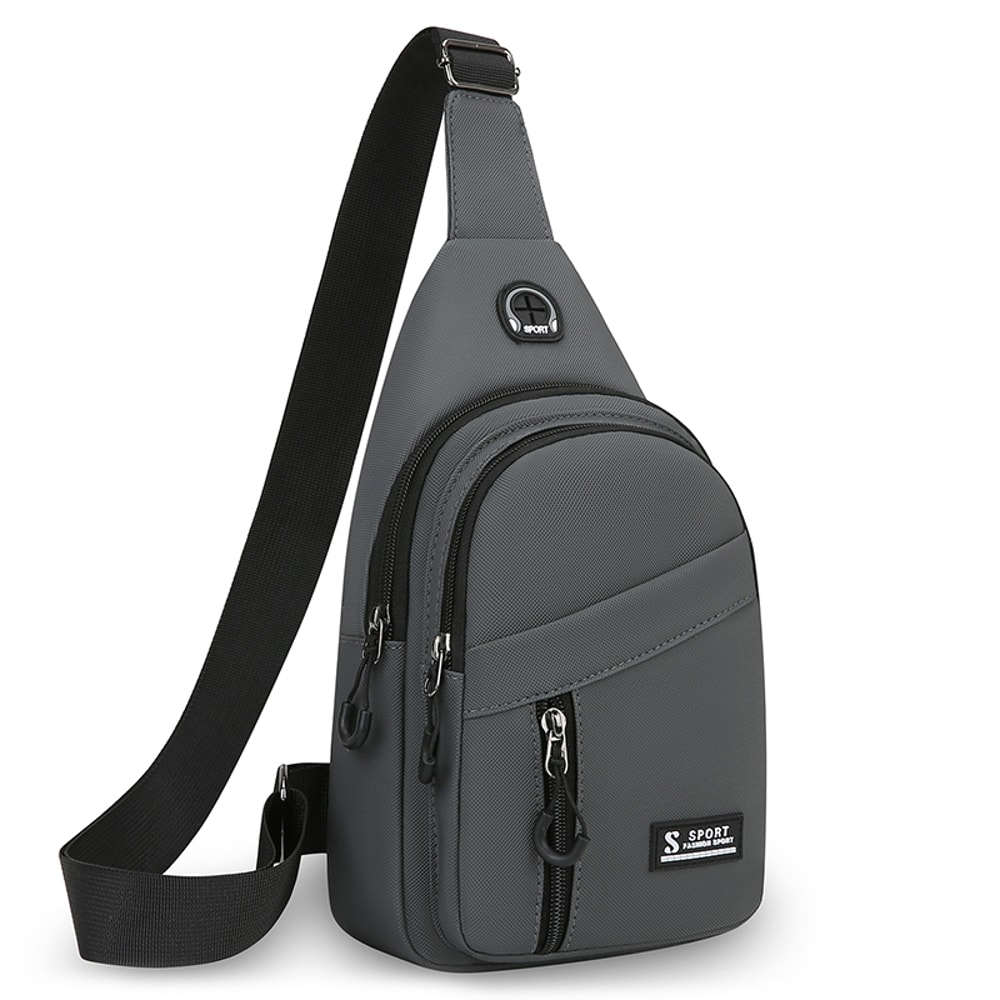 Adjustable Crossbody Bag For Men Women Durable Hiking Travel Sports Chest Backpack 1