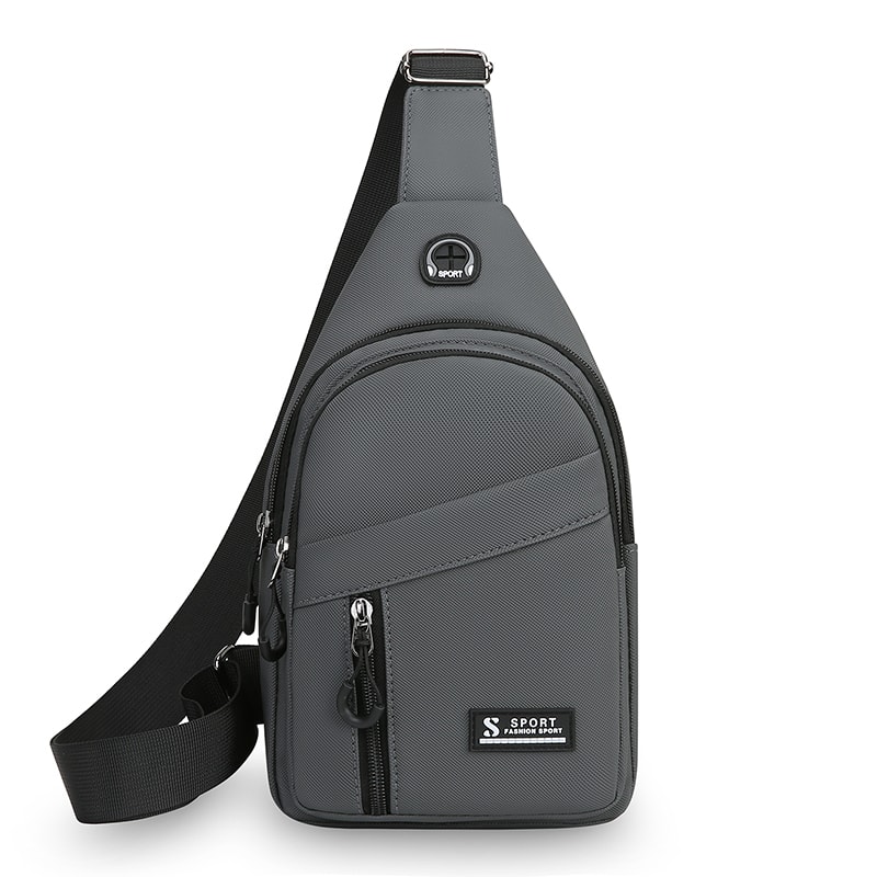 Adjustable Crossbody Bag For Men Women Durable Hiking Travel Sports Chest Backpack 6